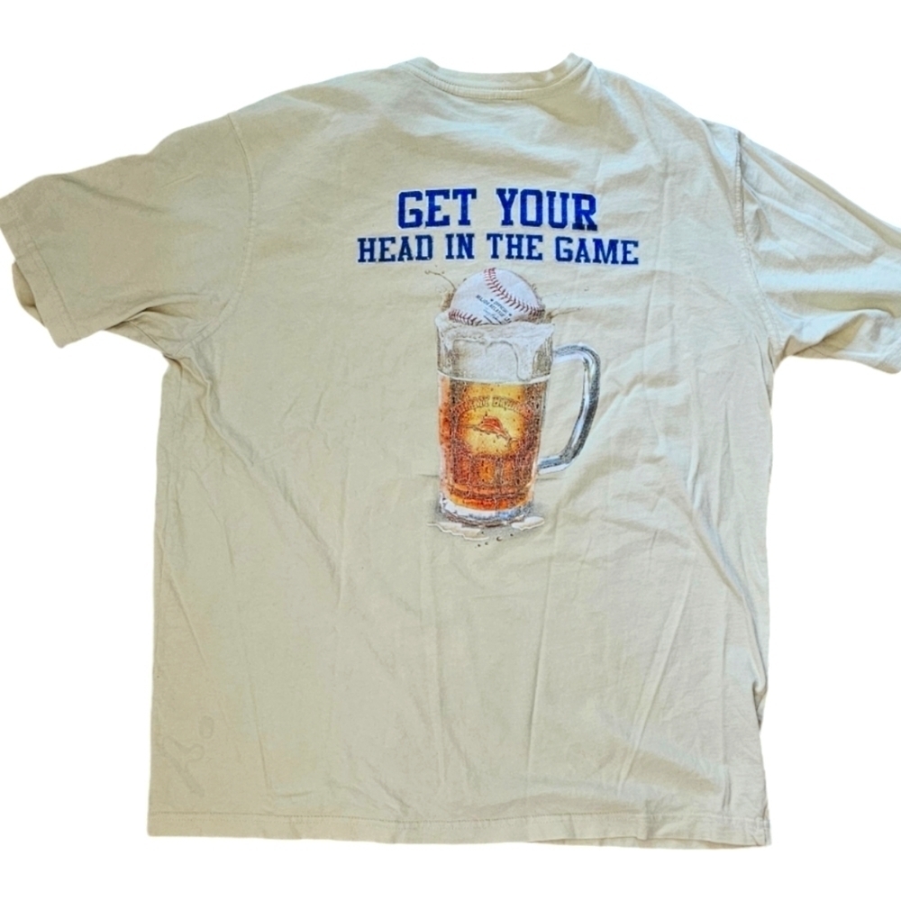 Tommy Bahama Get Your Head In The Game T-Shirt Size